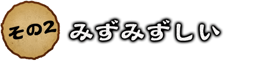 その3みずみずしい